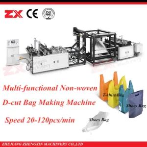 Zxl B700 Automatic Non Woven D Cut Bag Making Machine For Sale China