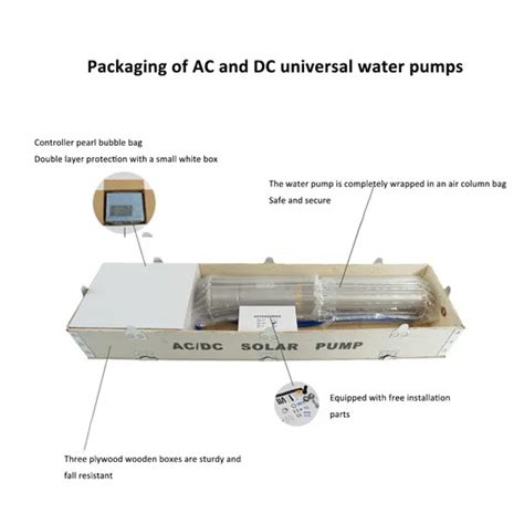 Inch Hp Ac Dc Hybrid Solar Powered Submersible Borehole Deep Well