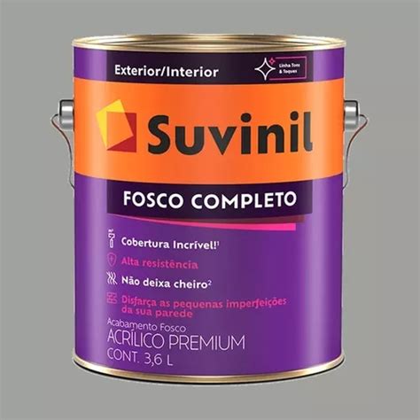 Tinta Suvinil Acrilico Fosco Completo Elefante 3 6lt Frete grátis