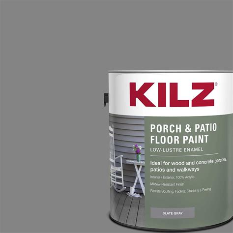 Kilz Porch And Patio Latex Floor Paint Interiorexterior Hardwares