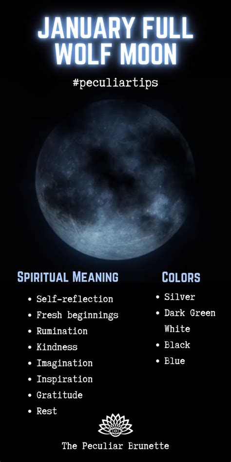 January Full Wolf Moon Spiritual Meaning Correspondences And Ritual