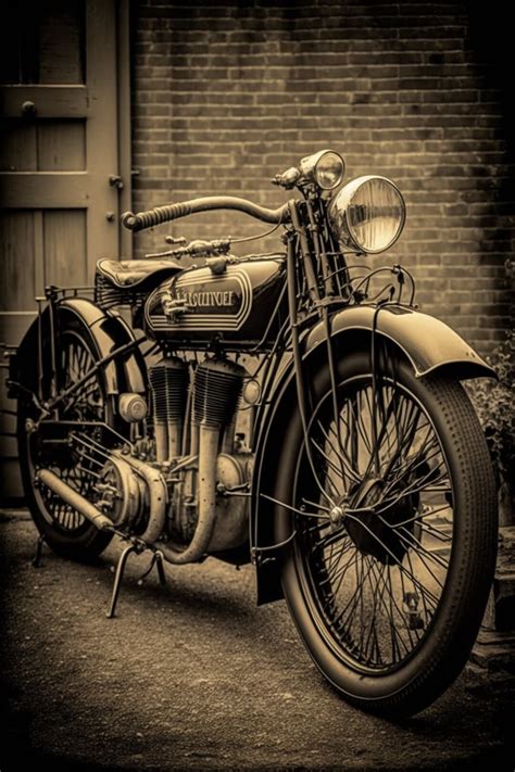 Vintage Motorcycle Photo Digital Download Print Antique Motorcycle Photography Harley Davidson ...