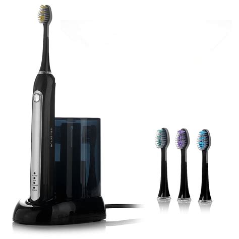 ISELECTOR Rechargeable Sonic Electric Toothbrush With UV Sanitizer 4