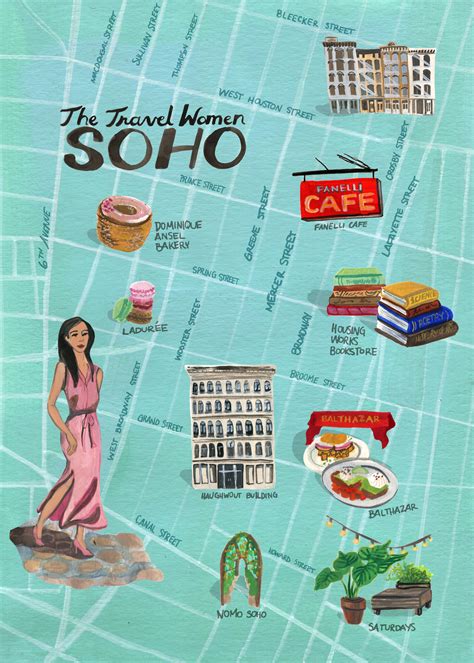 Guide to SoHo Illustration The Travel Women - The Travel Women