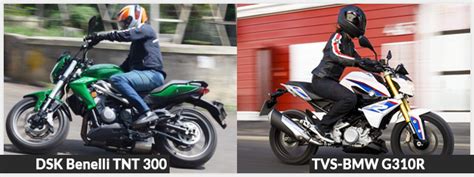 TVS BMW G310R VS DSK Benelli TNT 300 SAGMart