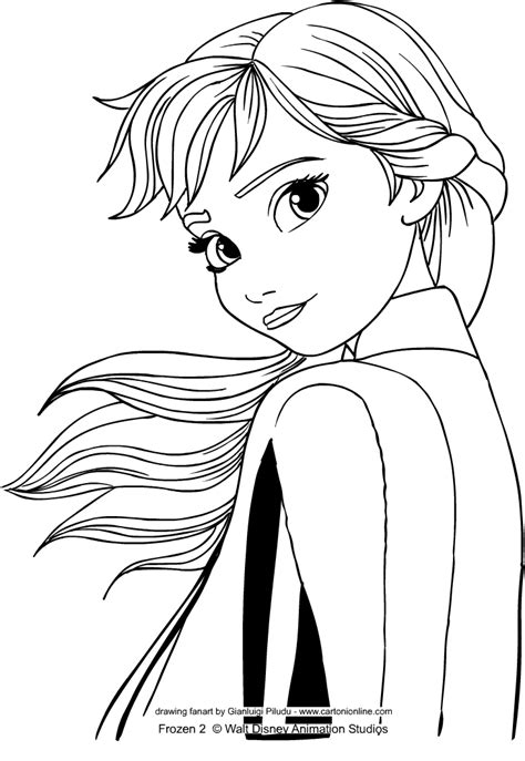 Dibujos De Frozen Para Colorear Anna Coloring Pages Drawings Sexiz Pix