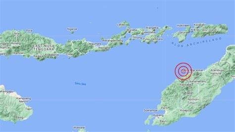 Gempa Terkini Pagi Ini Jumat 30 Maret 2023 Pusat Guncangan Di Laut