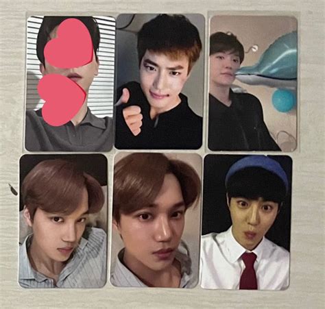 Official Exo Pc Photocard Poca Baekhyun Suho Kai Hobbies Toys