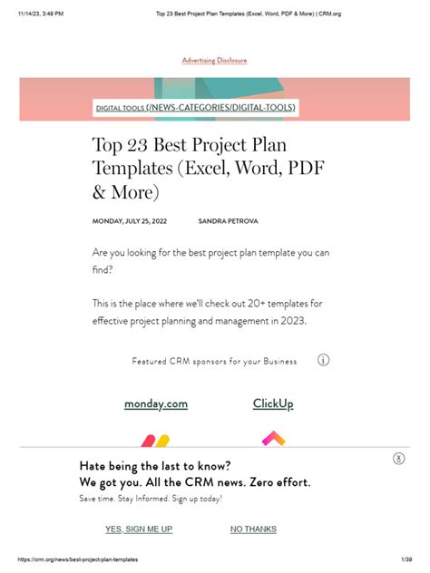 top   project plan templates excel word