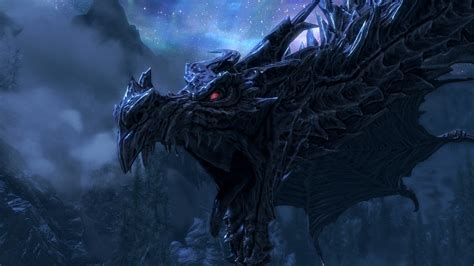 Skyrim Dragon Hd Wallpaper