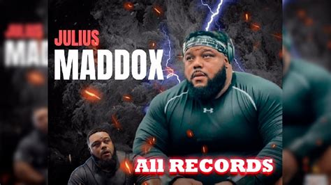 Julius Maddox All Records 739 6 335 5KG 800 Lbs 363 KG YouTube