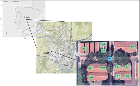 Situation of sampled laboratories at the University of Castilla-La... | Download Scientific Diagram