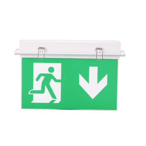 Running Man Led Ceiling Recessed Hanging Emergency Exit Sign Light