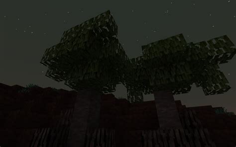 Dark Oak To Red Mangrove Minecraft Texture Pack