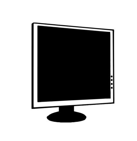 Lcd Monitor Vector Image Public Domain Vectors