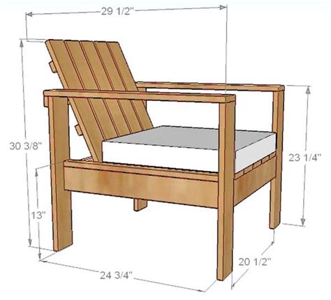 Woodwork How To Make Wooden Patio Chairs PDF Plans