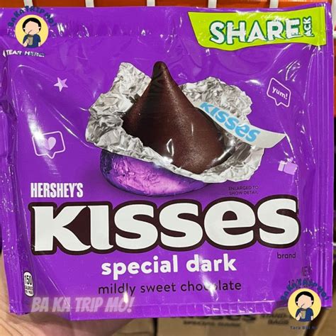 Hershey S Kisses Special Dark Mildly Sweet Chocolate 283g Imported