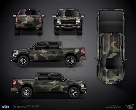 Approved Camouflage Design For Ford F 150 Raptor Camo Truck Wrap Camo