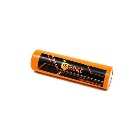 Orange ICR 18650 2500mAh Lithium Ion Battery Robu In Indian Online