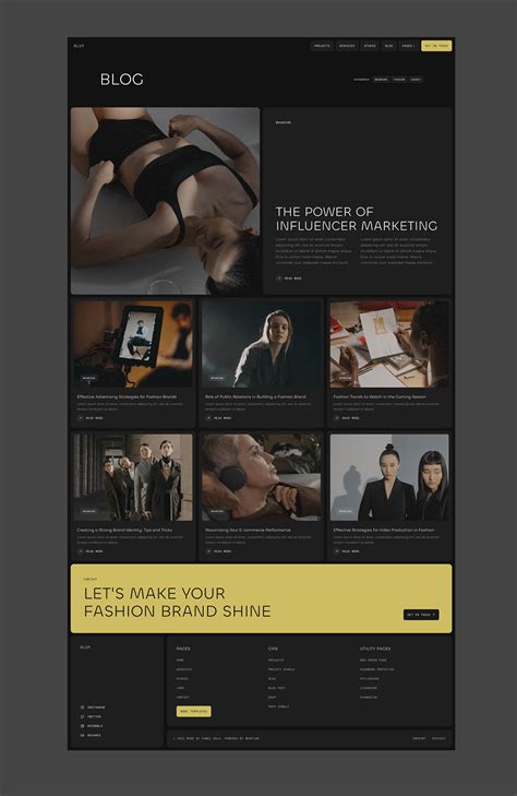 Alvy Agency Portfolio Webflow Template On Behance