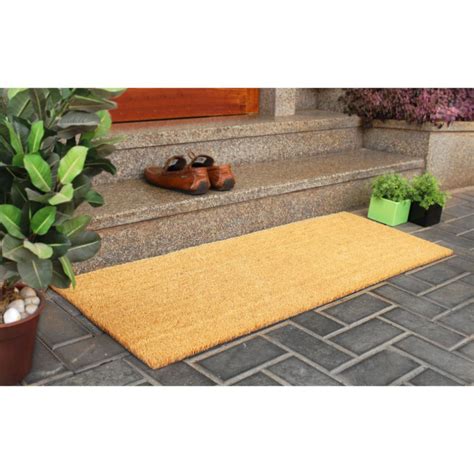 Rugsmith Natural Machine Tufted Coir Doormat 18 X 30 18 X 30