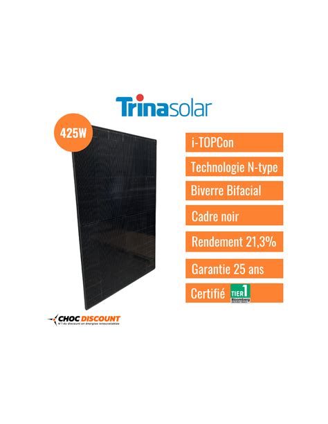 Panneau Solaire TRINA SOLAR 425W VERTEX S TSM 425NEG9R 27 Demi