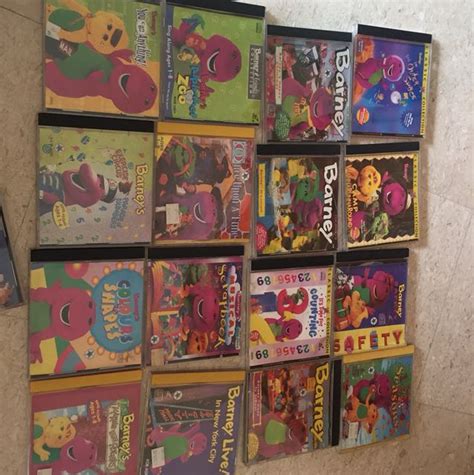 Original Barney Vcd Books And Stationery Magazines And Others On Carousell