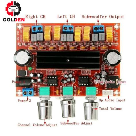 Power Amplifier Subwoofer Digital Class D Tpa X W W