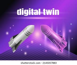 Concept Digital Twin Internet Things Iot Stock Illustration 2145057883 ...