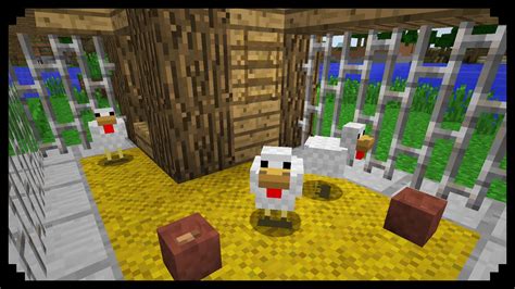 Minecraft How To Make A Chicken Coop Youtube