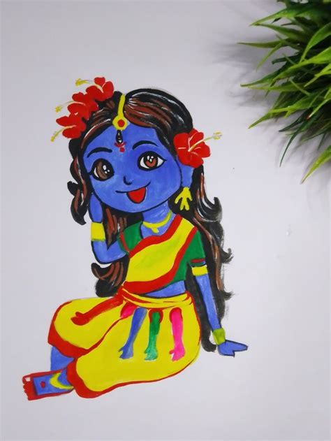 Cute Kali maa Drawing, | Drawings, Cute, Kali