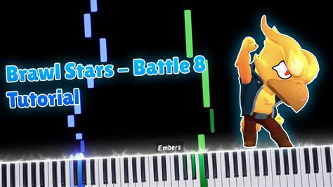 Brawl Stars Battle 8 Piano Tutorial Youtube