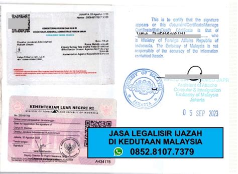 Contoh Legalisir Ijazah Malaysia