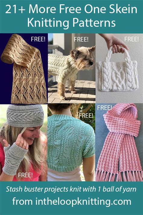 One Skein Super Bulky Knitting Patterns In The Loop Knitting