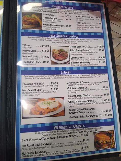 Online Menu Of Benbrook Cafe Restaurant Fort Worth Texas 76116 Zmenu