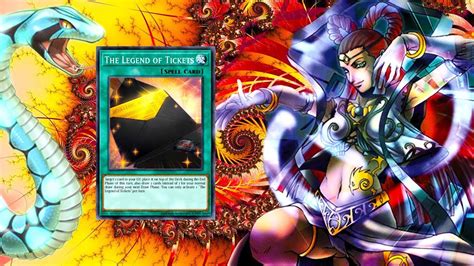 YU GI OH YGOPRO The Legend Of Tickets Allure Queen Adventurer Token