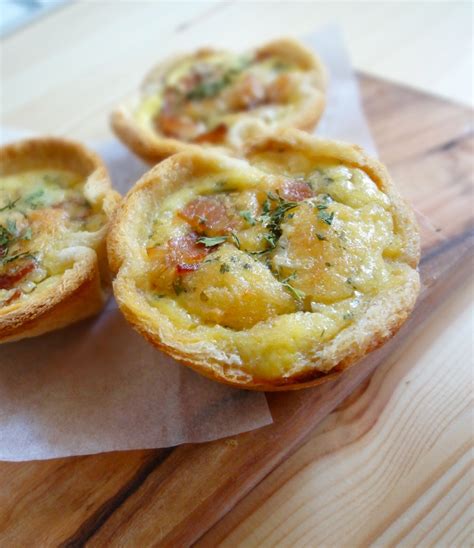 Bacon And Spinach Breakfast Mini Quiche Makan With Cherry