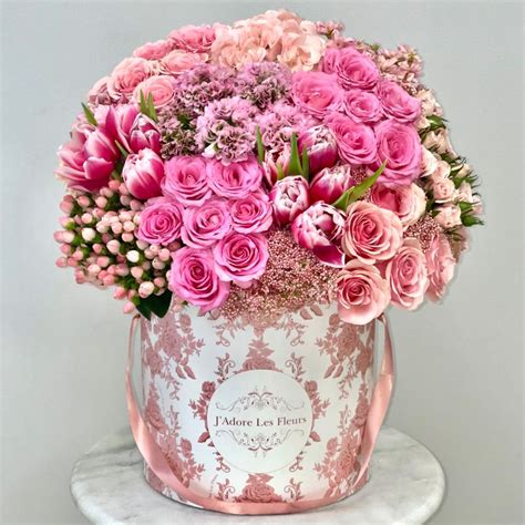 My Pink Lady Jlf Los Angeles Florist Pink Flower Arrangements