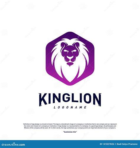 The King Lions Esport Mascot Logo Vector Illustration CartoonDealer