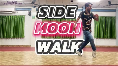 Side Moon Walk Dance Tutorail Youtube