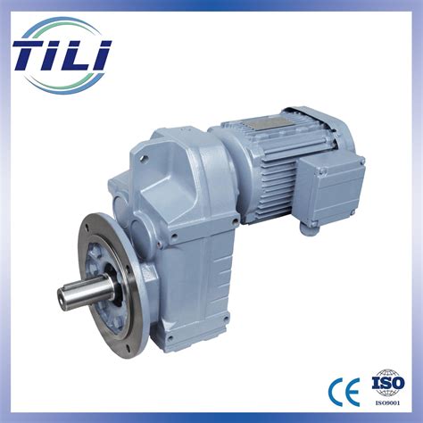 Rpm F Series Parallel Shaft Gearbox F Helical Gear Reducer Motor