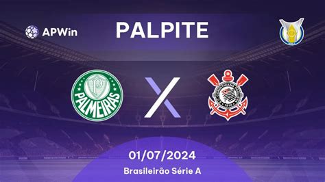 Palpite Palmeiras x Corinthians 01 07 Brasileirão