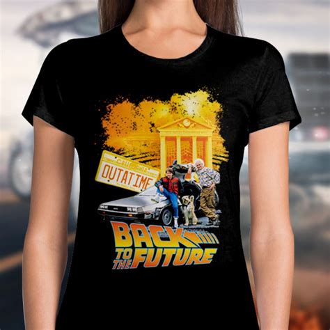 Camiseta Unissex Feminina De Volta Para O Futuro Back To The Future