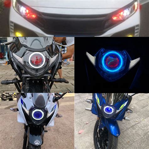 Devil Eyes Headlights Motorcycle