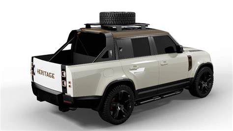 Heritage Customs Transforma Al Land Rover Defender En Una Pickup