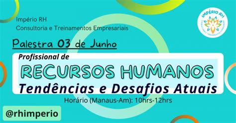 Palestra Do Dia Do Profissional De Recursos Humanos Tend Ncias E