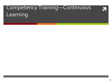 Ppt Professional Development Competency Trainingcontinuous Learning