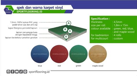 3 Jenis Karpet Vinyl Yang Wajib Anda Tahu Sportflooringid