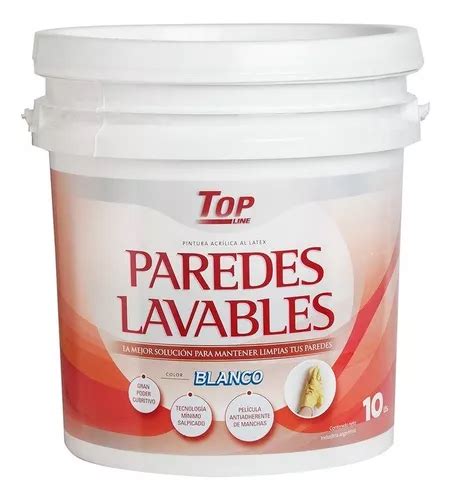 Pintura Latex Lavable Interior Exterior Litros Colores Color Blanco