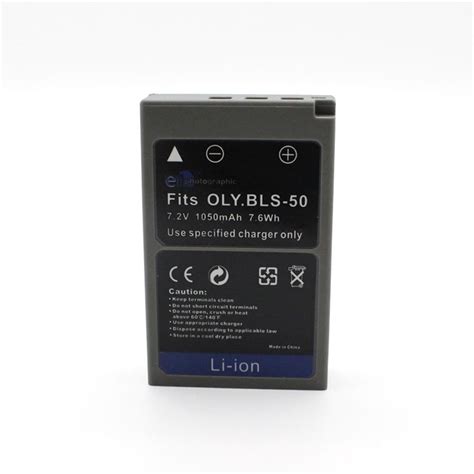 E Photographic Pro Mah Lithium Battery For Olympus Cameras Bls